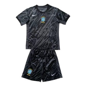 Brasilien Matchtröjor Målvakt Barn 2024 Svart
